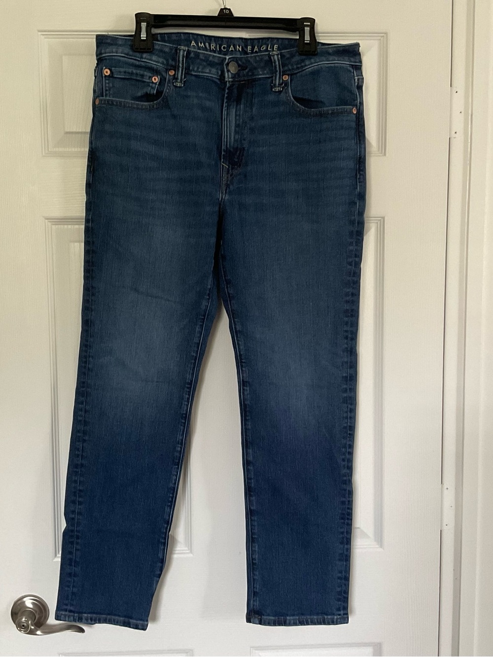 American Eagle Outfitters Men’s Slim Straight Dark Blue Jeans